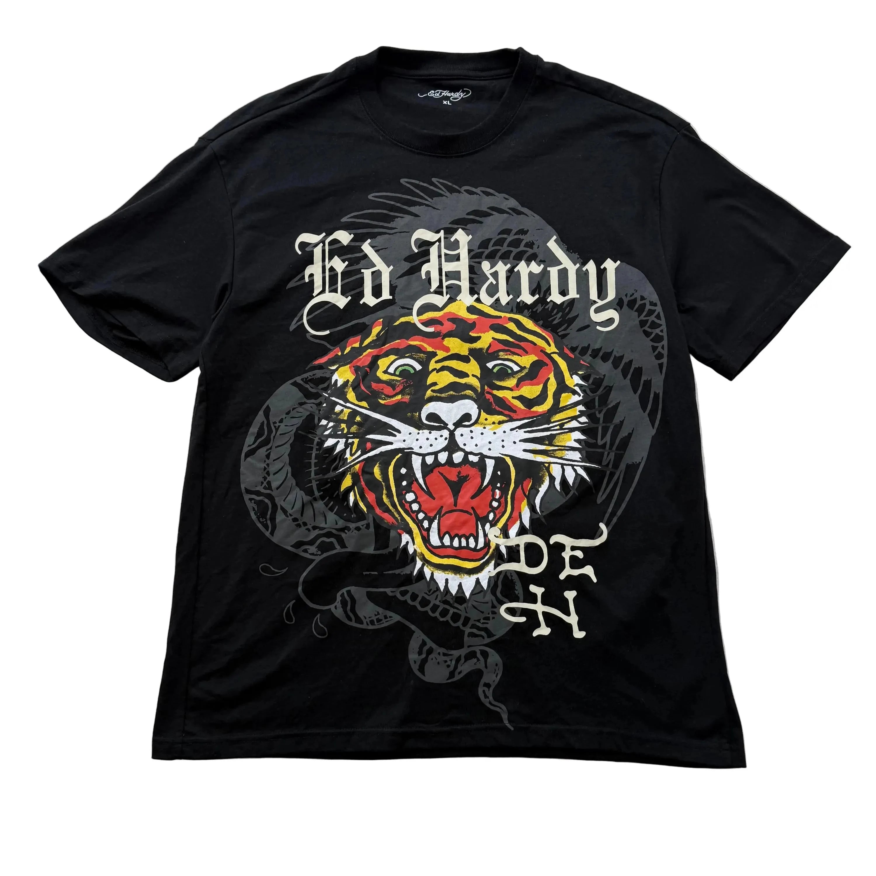 Ed Hardy Inspired Vintage Luxury Men's T-Shirt – Casual Printed Summer Tee 2026