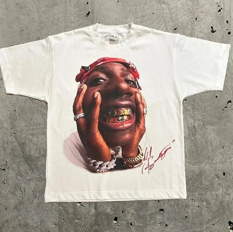 Kanye Celebrity Portrait Hip Hop T-Shirt – Unisex Oversized Streetwear