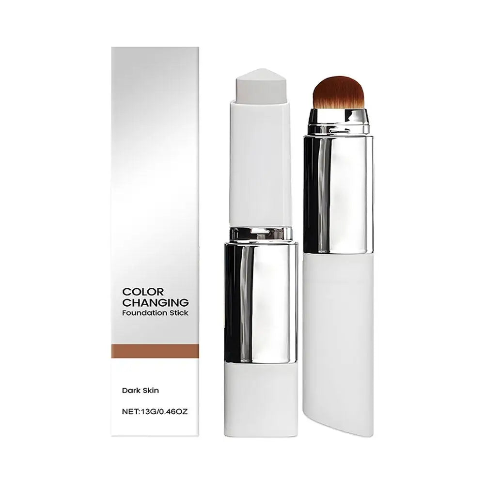 2-in-1 Color-Changing Foundation Stick – Lightweight Moisturizing All Skin Types