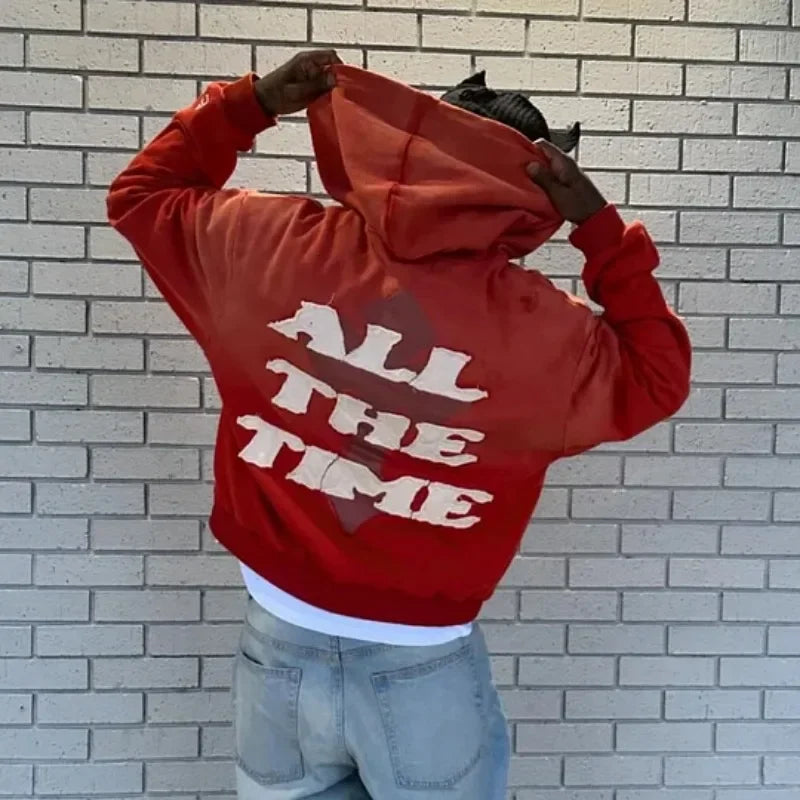 "God is Good" Zip-Up Hoodie – Y2K Gothic Hip Hop Streetwear