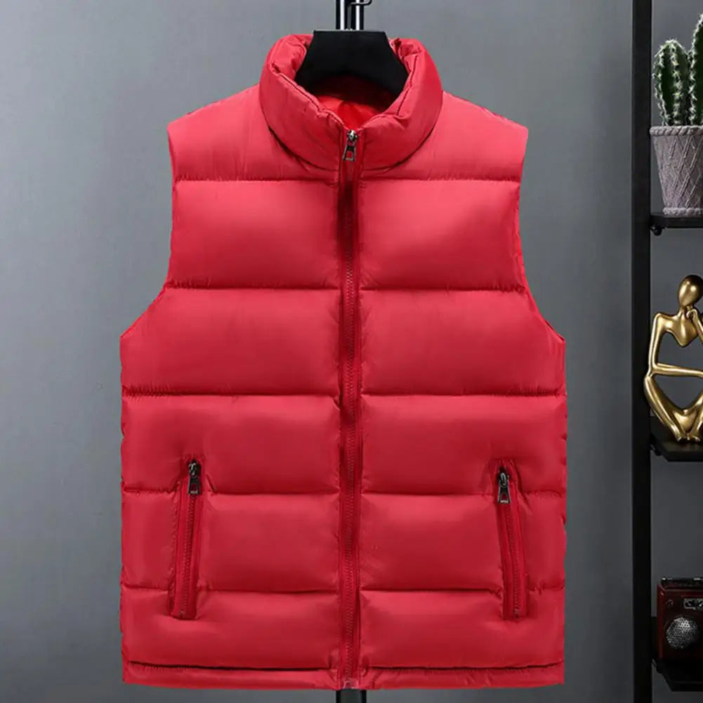 Slim Fit Thickened Vest Waistcoat – Wear-Resistant Washable Trendy Coat