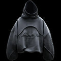 Harajuku Baggy Hoodie | Y2K Gothic Letter Print Splicing Sweatshirt | Vintage Oversized Unisex S-XL
