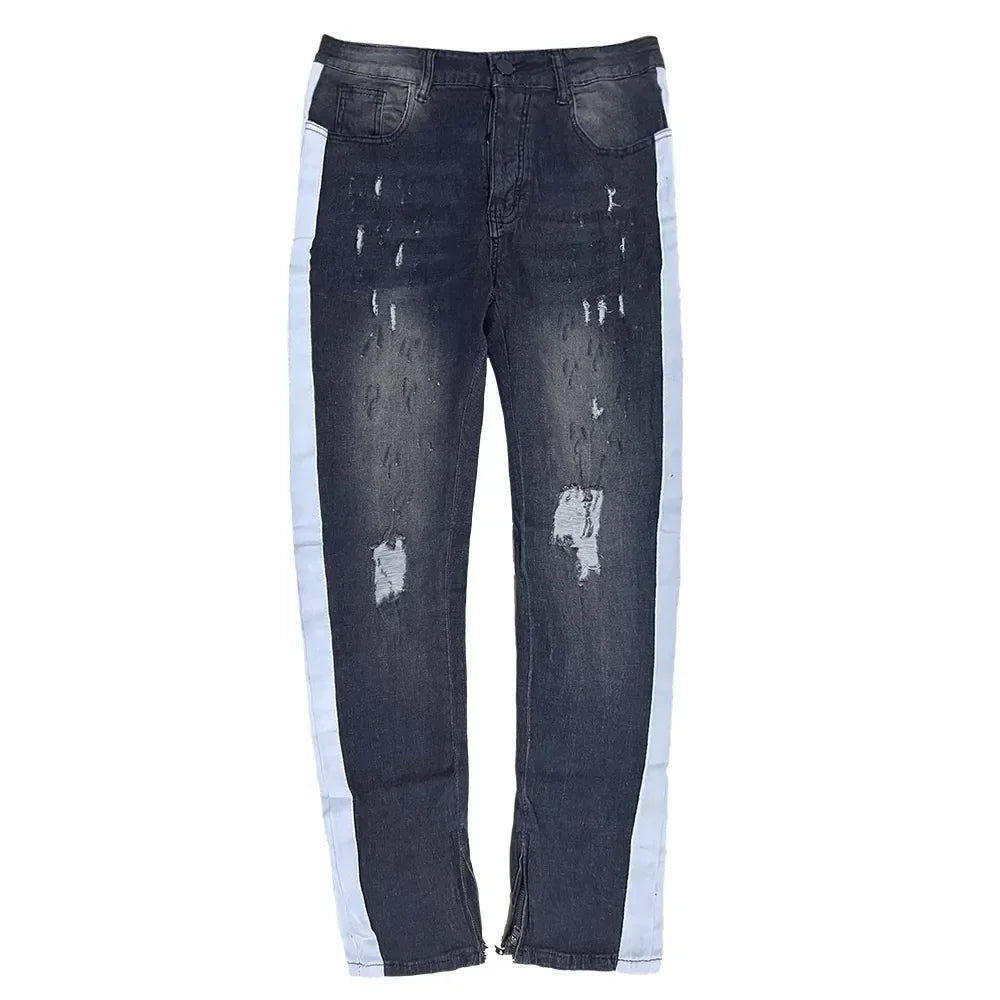 Y2K Wide Leg Cargo Jeans — Baggy Multi-Pocket Streetwear Denim