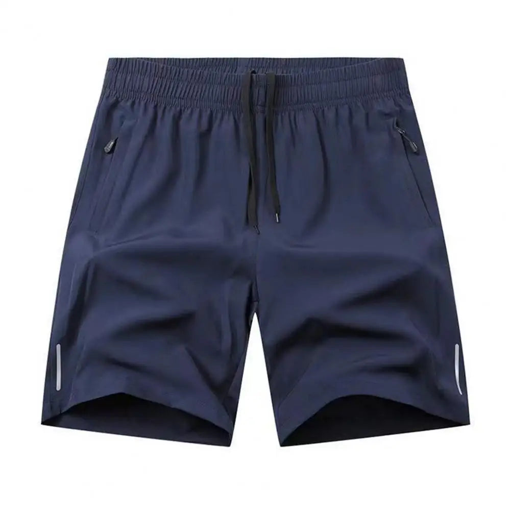 Men's Quick-Dry Beach Shorts – Elastic Waist Casual Streetwear