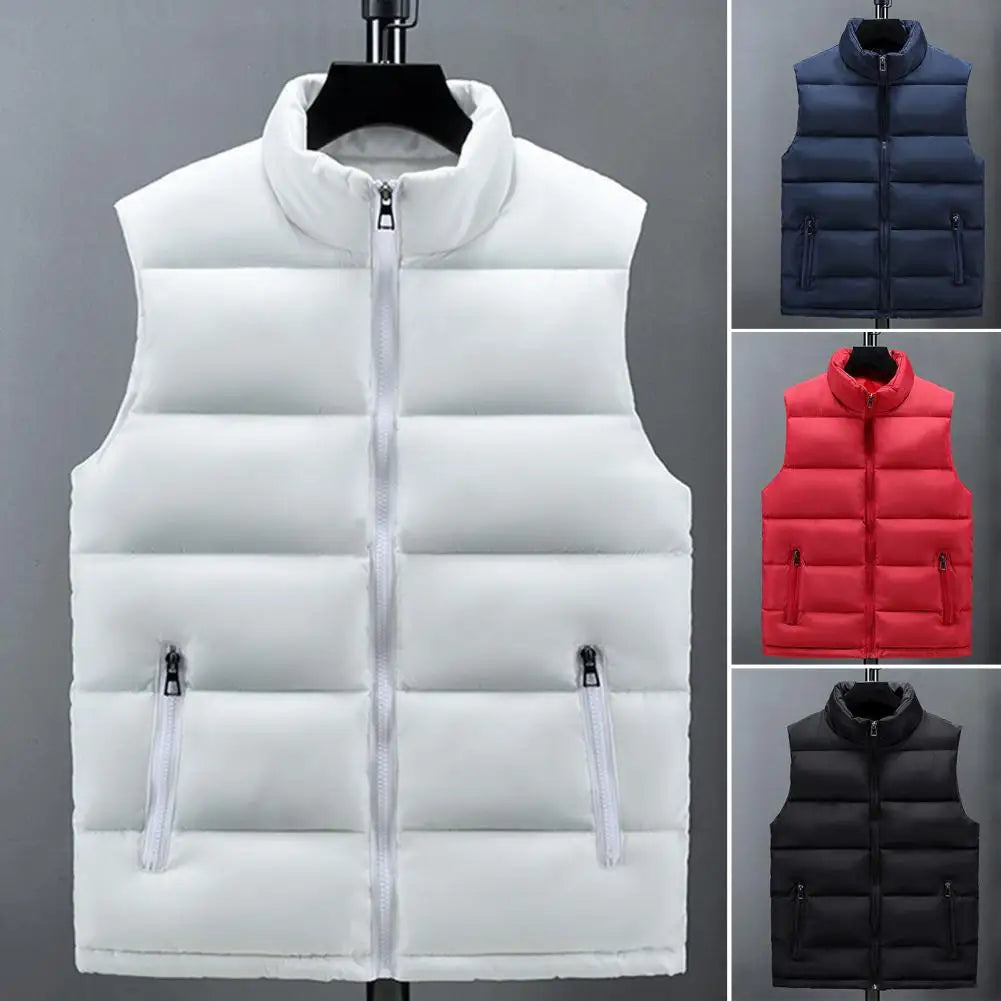 Slim Fit Thickened Vest Waistcoat – Wear-Resistant Washable Trendy Coat