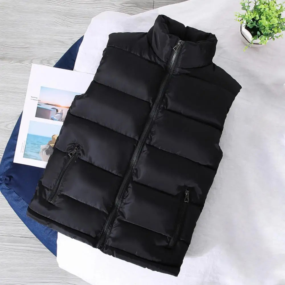 Slim Fit Thickened Vest Waistcoat – Wear-Resistant Washable Trendy Coat
