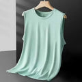 Men's Ice Silk Mesh Vest – Lightweight Sleeveless Sports Tank Top