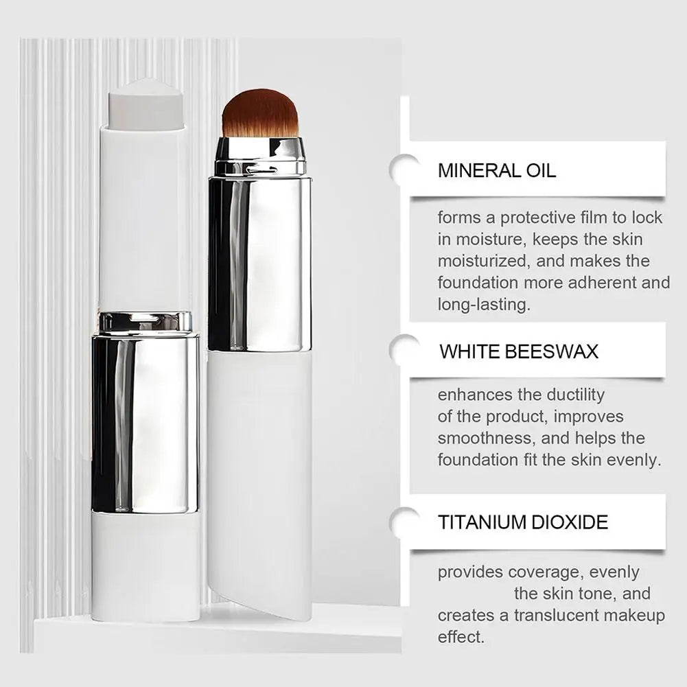 2-in-1 Color-Changing Foundation Stick – Lightweight Moisturizing All Skin Types